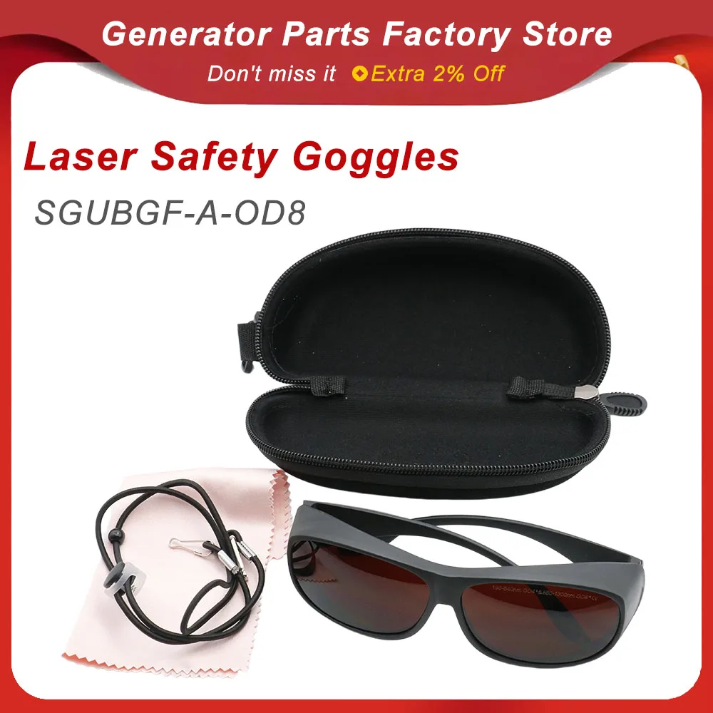 SGUBGF-A-OD8 Fiber Laser Safety Goggles Protective Glasses Shield Protection Eyewear For Fiber Laser Machine
SGUBGF-A-OD8 Fiber Laser Safety Goggles Protective Glasses Shield Protection Eyewear For Fiber Laser Machine
