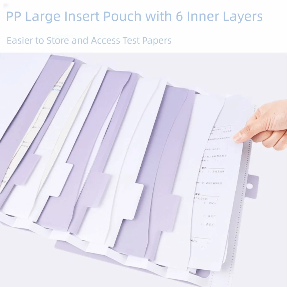 Six-grid Hanging Folder Multi-layer Folding Test Paper Storage Bag Large-capacity Waterproof Storage Folder
Six-grid Hanging Folder Multi-layer Folding Test Paper Storage Bag Large-capacity Waterproof Storage Folder
