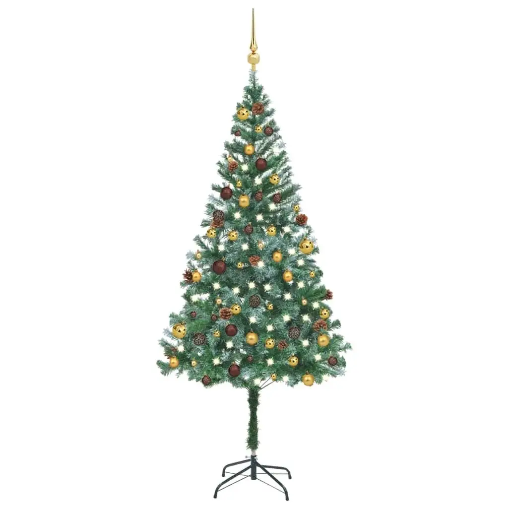 Sure! Here’s an optimized title for your product:70.9 Inch Artificial Prelit Christmas Tree with Ball Ornaments and Pinecones
Sure! Here’s an optimized title for your product:70.9 Inch Artificial Prelit Christmas Tree with Ball Ornaments and Pinecones