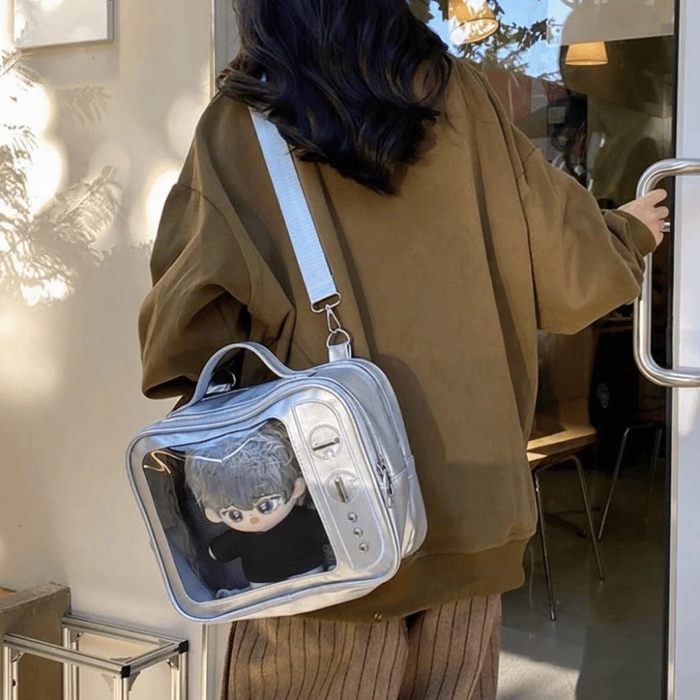 PU TV Model Backpack Large Capacity Ulzzang Transparent Layer Ita Bag Crossbody Bag Lightweight Shoulder Bag Collection Display
PU TV Model Backpack Large Capacity Ulzzang Transparent Layer Ita Bag Crossbody Bag Lightweight Shoulder Bag Collection Display