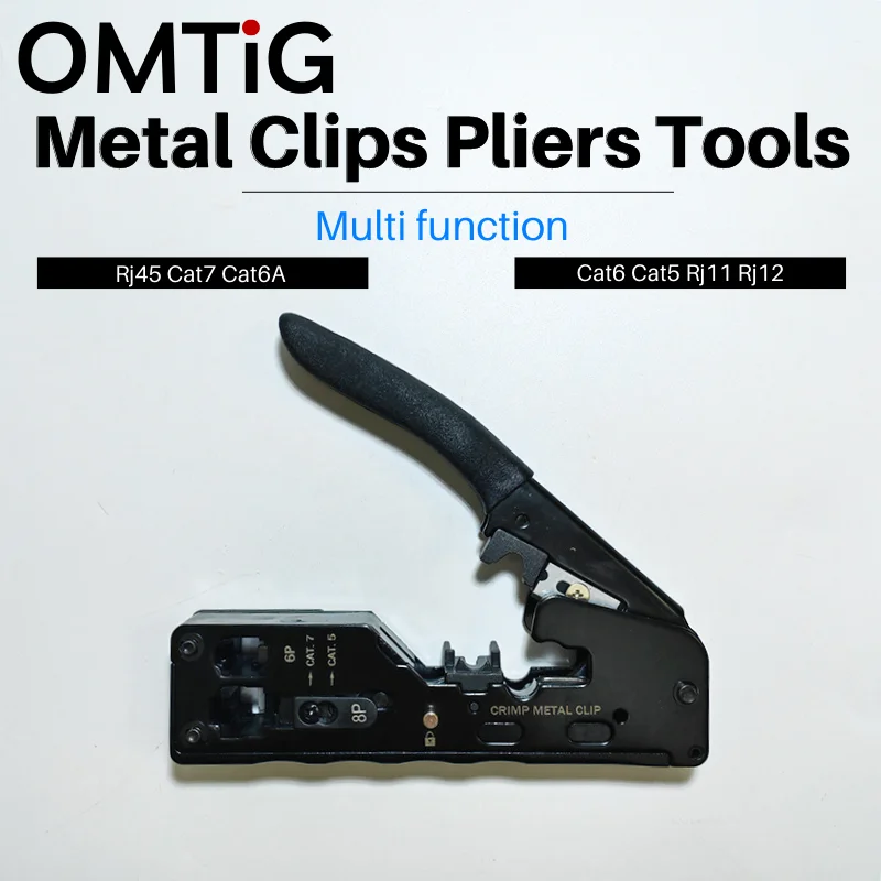 Modular Plugs Metal Clips Pliers Tools Network Rj45 Tool Telecom Crimping Crimper For Rj45 Cat7 Cat6A Cat6 Cat5 Rj11 Rj12
Modular Plugs Metal Clips Pliers Tools Network Rj45 Tool Telecom Crimping Crimper For Rj45 Cat7 Cat6A Cat6 Cat5 Rj11 Rj12