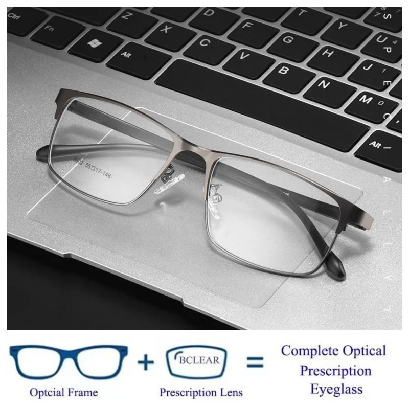 TGCYEYO Prescription Glasses Frame Men Business Full Rim Eyeglasses Male Optical Myopia Hyperopia Spectacles Custom Lenses
TGCYEYO Prescription Glasses Frame Men Business Full Rim Eyeglasses Male Optical Myopia Hyperopia Spectacles Custom Lenses