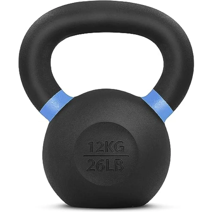 Powder Coated Cast Iron Kettlebells with Non-Slip Handle Flat Bottom for Conditioning and Strength Training Black 9lb to 71lb H
Powder Coated Cast Iron Kettlebells with Non-Slip Handle Flat Bottom for Conditioning and Strength Training Black 9lb to 71lb H