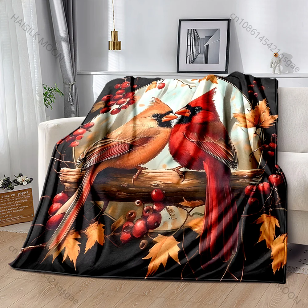 Two Cardinals Amidst Autumn Foliage Pattern Blanket Flannel Material Soft Warm for All Seasons Home Outdoor Camping Picnics RV
Two Cardinals Amidst Autumn Foliage Pattern Blanket Flannel Material Soft Warm for All Seasons Home Outdoor Camping Picnics RV