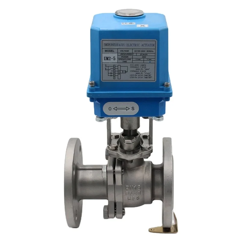 None Overheating Type 2way Stainless Steel Flanged 1-1/2 Electrical Motorized Actuated Ball Valve
None Overheating Type 2way Stainless Steel Flanged 1-1/2 Electrical Motorized Actuated Ball Valve