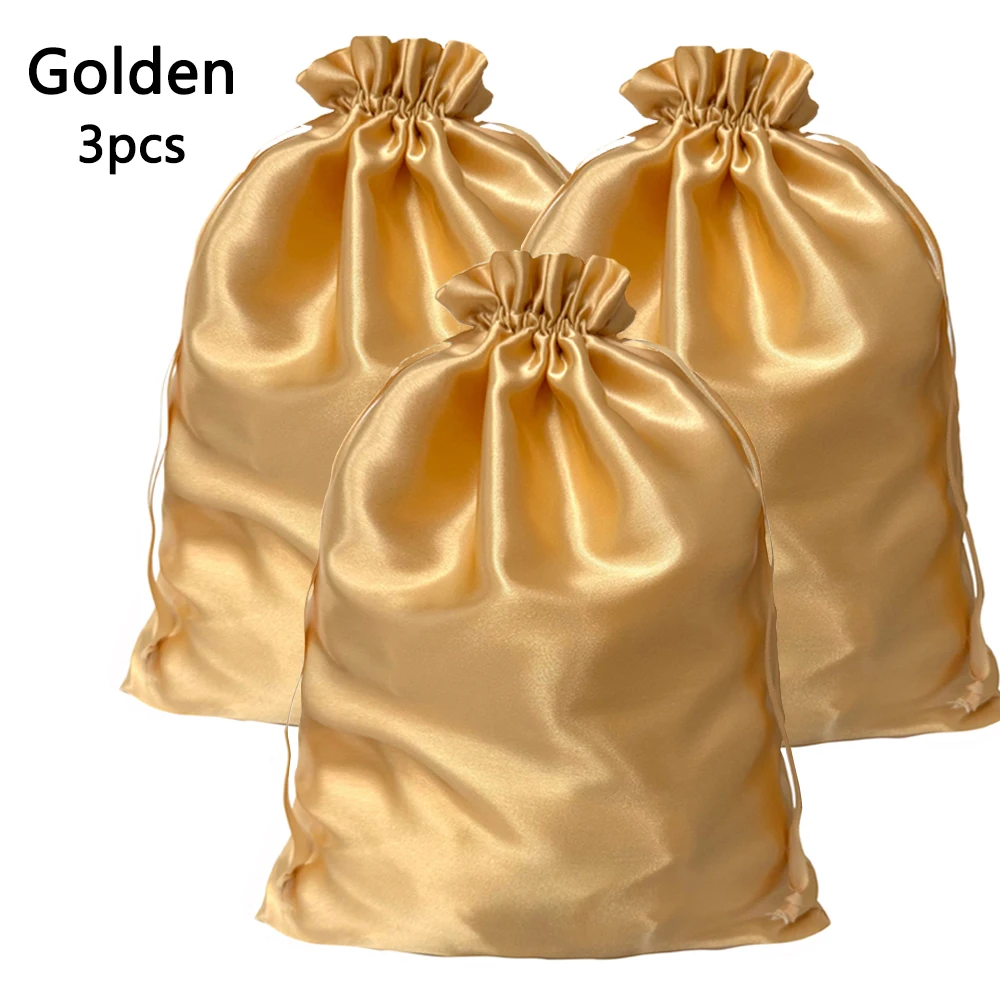1/3pcs Satin Bags for Packaging Hair Extensions, Bundles, Wigs Soft Silk Pouches With Drawstring for Hair Tools Storage Bags
1/3pcs Satin Bags for Packaging Hair Extensions, Bundles, Wigs Soft Silk Pouches With Drawstring for Hair Tools Storage Bags