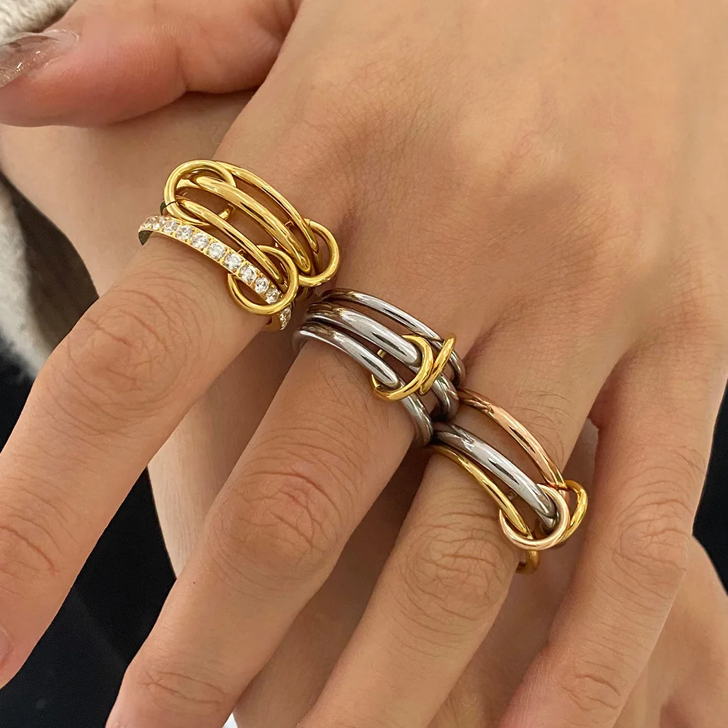 Punk Stainless Steel Stacked Minimalism Rings Geometric Round Pearl Metal Personalized Vintage Jewelry for Women Men
Punk Stainless Steel Stacked Minimalism Rings Geometric Round Pearl Metal Personalized Vintage Jewelry for Women Men