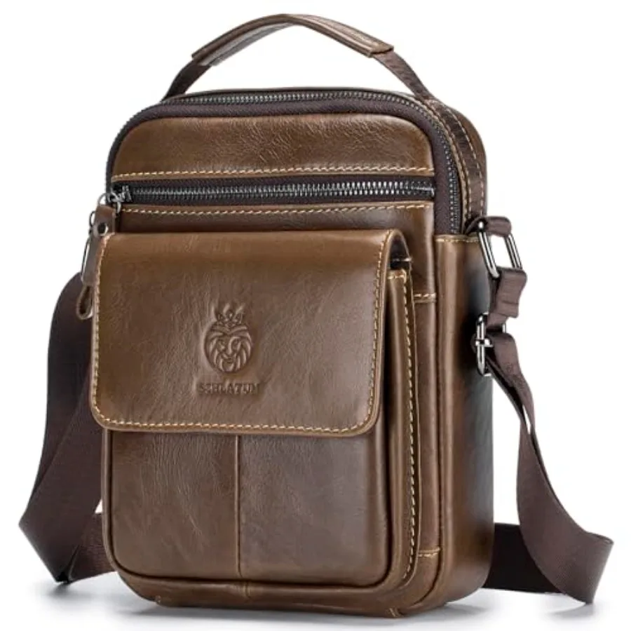 Small Leather Messenger Bag for Men Man Bag Crossbody Men's Shoulder Bags Leather Man Purse Handbag
Small Leather Messenger Bag for Men Man Bag Crossbody Men's Shoulder Bags Leather Man Purse Handbag