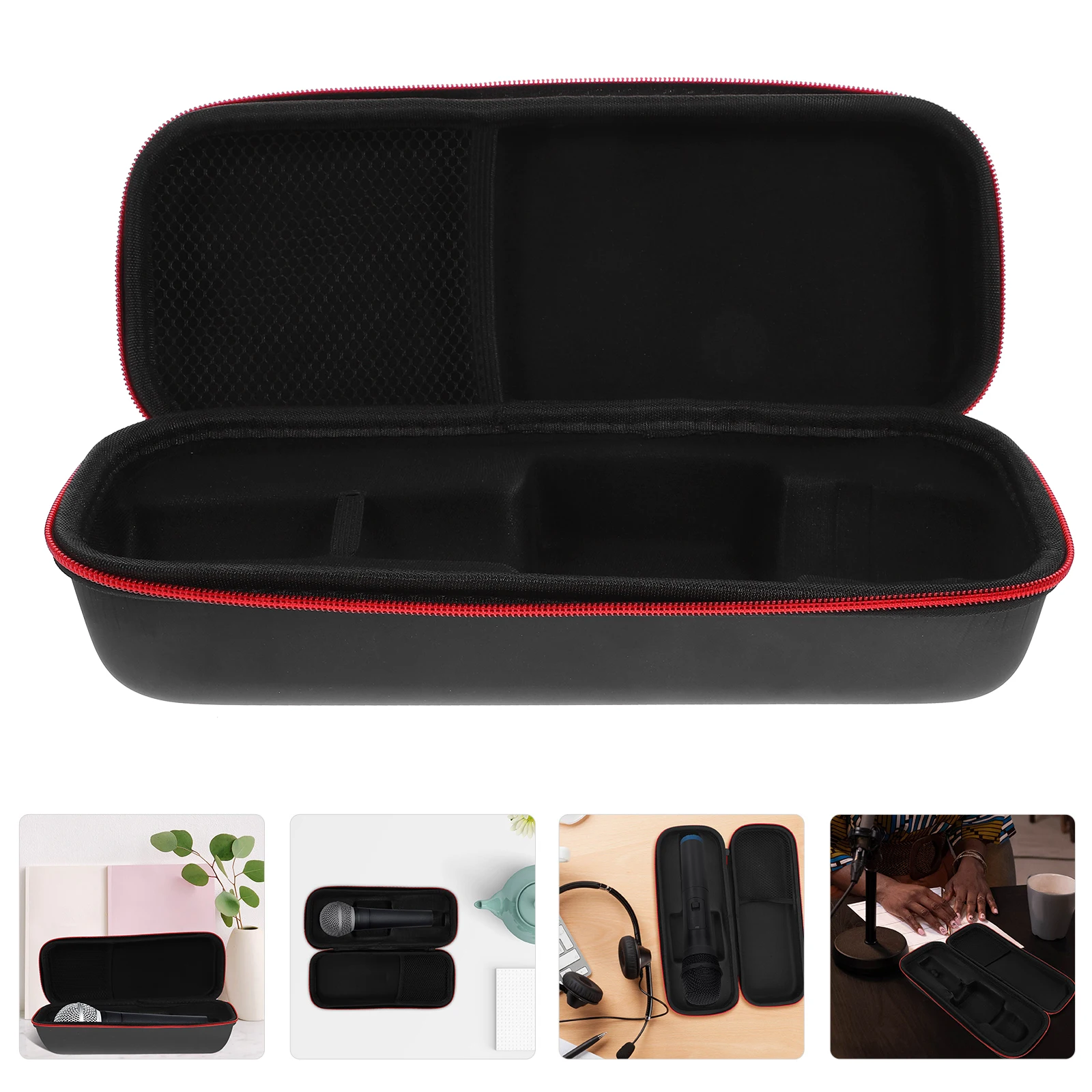 Thickened Bag for Microphone Zipper Design Portable Storage Pouch Handbag Equipment Case Travel Hard PU
Thickened Bag for Microphone Zipper Design Portable Storage Pouch Handbag Equipment Case Travel Hard PU