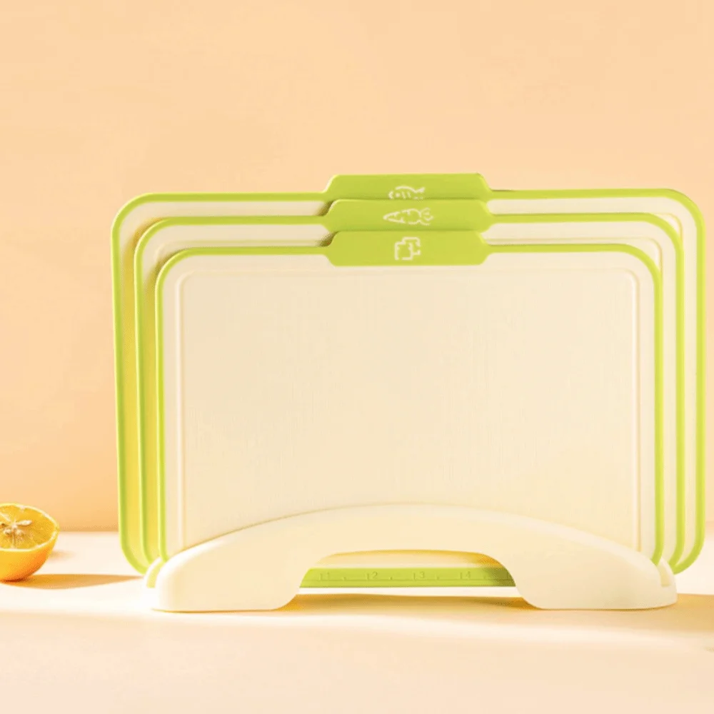 Easy To Clean Non-Slip Cutting Board Plastic with Storage Stand Chopping Board Square Charcuterie Board for Vegetable
Easy To Clean Non-Slip Cutting Board Plastic with Storage Stand Chopping Board Square Charcuterie Board for Vegetable