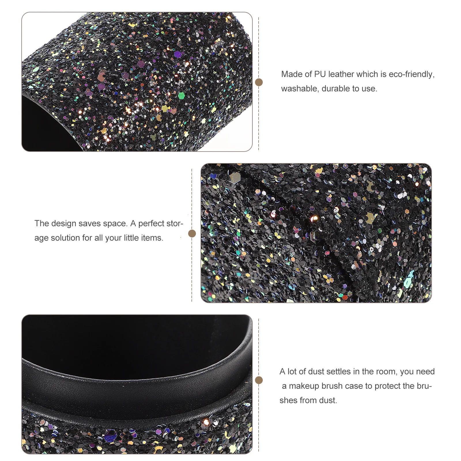 Stylish Makeup Brush Holder Pu Brush Container Travel Friendly Dust Proof Pencil Case Organizer Bag For Beauty
Stylish Makeup Brush Holder Pu Brush Container Travel Friendly Dust Proof Pencil Case Organizer Bag For Beauty