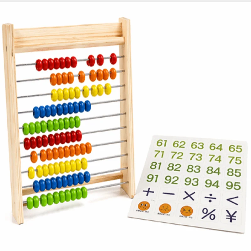Educational Toys Abacus Counting Frame Math Learning Toy For Kids Kindergarten Early Education Arithmetic Teaching Aids