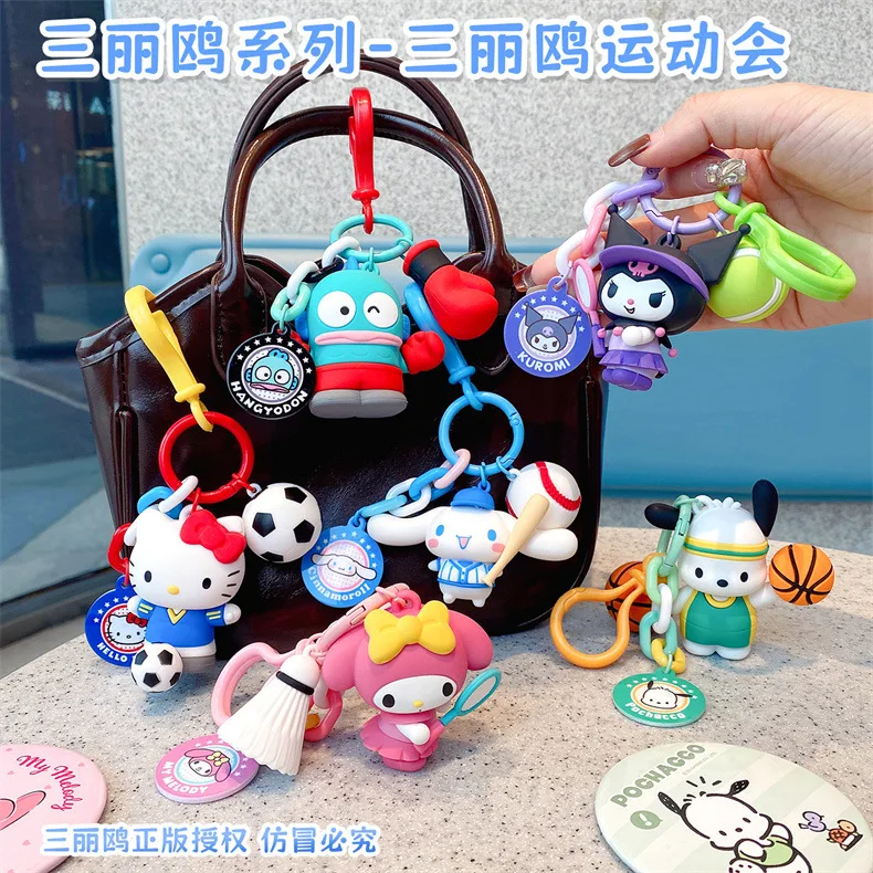 Authentic In Stock Sanrio Hello Kitty Sports Meet Keychain Pendant Clown Fish Kuromi Pochacco Bag Pendant Decoration Girl Gift
Authentic In Stock Sanrio Hello Kitty Sports Meet Keychain Pendant Clown Fish Kuromi Pochacco Bag Pendant Decoration Girl Gift