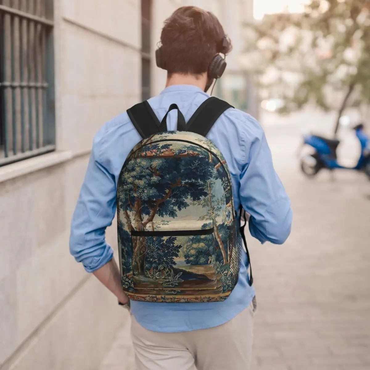 GREENERY, TREES IN WOODLAND LANDSCAPE Antique Flemish Backpack BookBag Children School Bag Computer Shoulder Bags for Men Women
GREENERY, TREES IN WOODLAND LANDSCAPE Antique Flemish Backpack BookBag Children School Bag Computer Shoulder Bags for Men Women