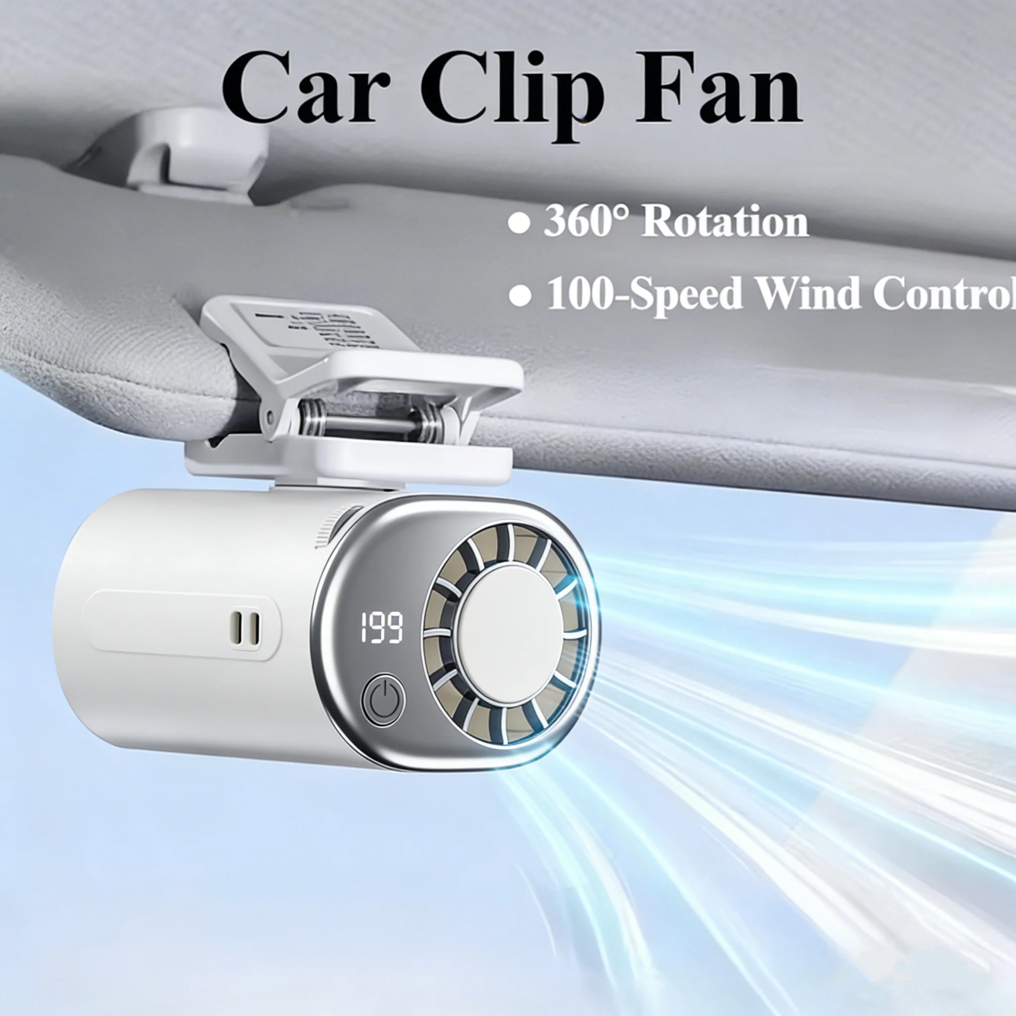 Mini Portable Car Clip Umbrella Fan 199 Speed Waist Clip Electric Cooling Fan 360° USB Rechargeable Desktop Outdoor Fan
Mini Portable Car Clip Umbrella Fan 199 Speed Waist Clip Electric Cooling Fan 360° USB Rechargeable Desktop Outdoor Fan