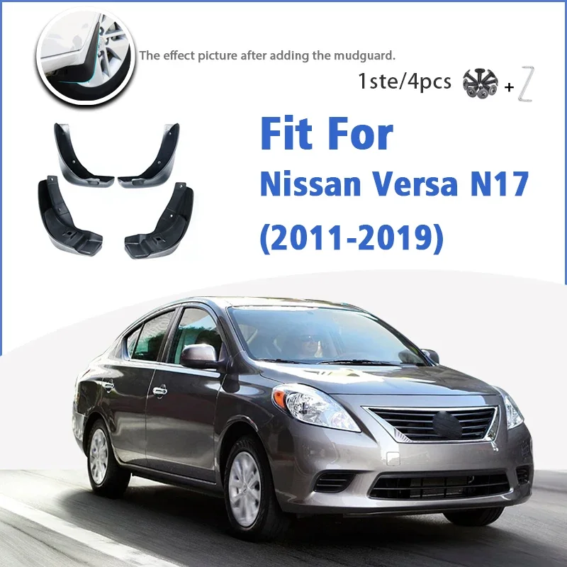 For Nissan Versa Sedan Latio Sunny Almera N17 2011-2019 Mud Flap Guards Splash Mudguard Fender Mudflaps Car Accessories 4pcs
For Nissan Versa Sedan Latio Sunny Almera N17 2011-2019 Mud Flap Guards Splash Mudguard Fender Mudflaps Car Accessories 4pcs