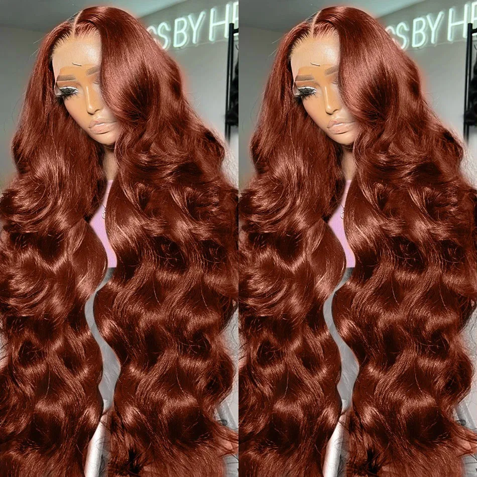 36 Inch Reddish Brown 4x4 Lace Closure Wigs Human Hair Pre Plucked Body Wave Lace Frontal Wigs 200% Density Glueless Human Wigs
36 Inch Reddish Brown 4x4 Lace Closure Wigs Human Hair Pre Plucked Body Wave Lace Frontal Wigs 200% Density Glueless Human Wigs