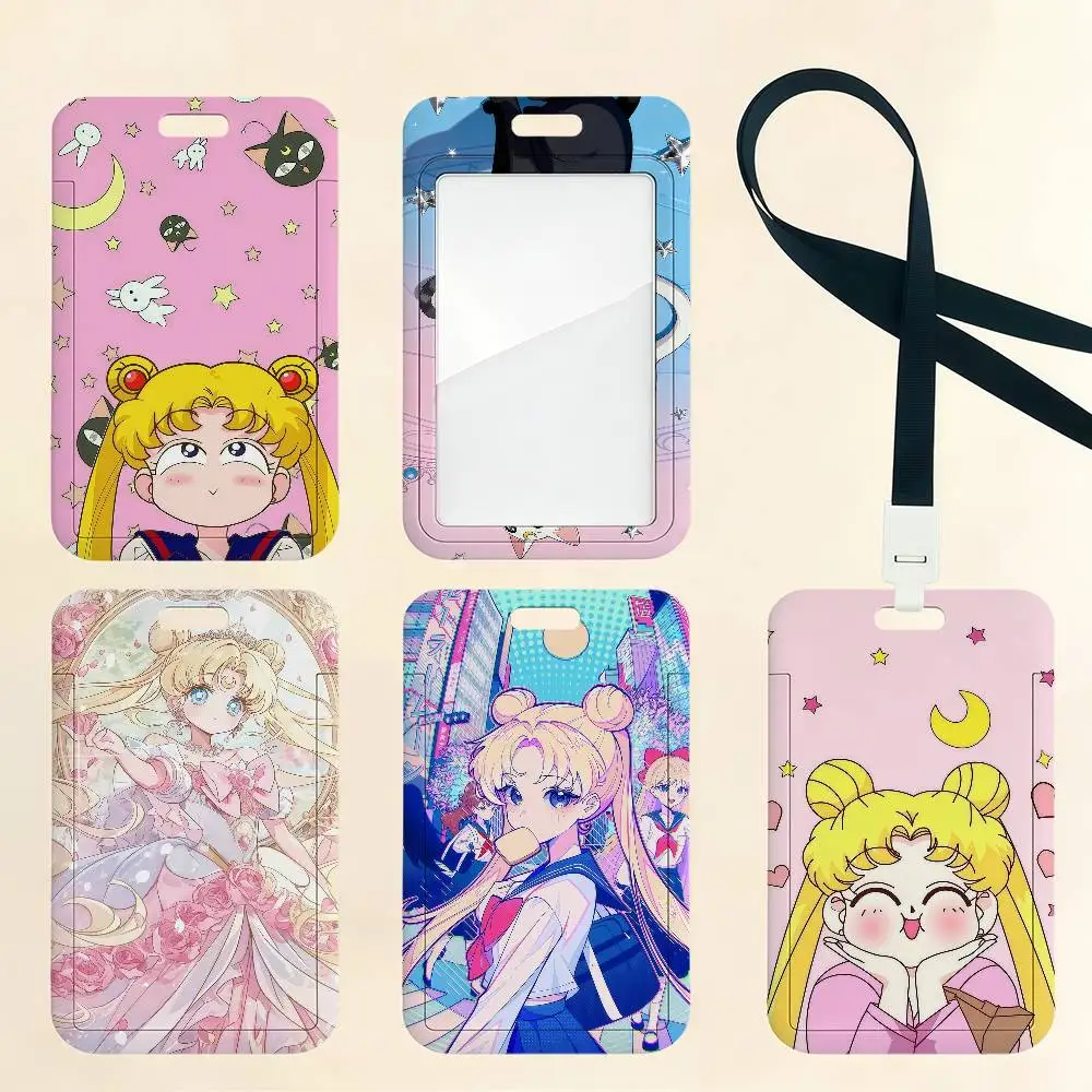 S-SailorES M-MoonS Card Holder Cardcase Bus Subway Work Permit Student Lanyard Neck Straps Badge Holder
S-SailorES M-MoonS Card Holder Cardcase Bus Subway Work Permit Student Lanyard Neck Straps Badge Holder