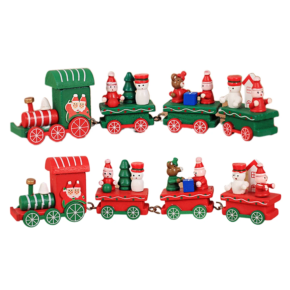 2Pcs Wooden Train Christmas naments Desktop Decorations Xmas Elements Gifts Kids Party New Year Trains Bamboo Toy
2Pcs Wooden Train Christmas naments Desktop Decorations Xmas Elements Gifts Kids Party New Year Trains Bamboo Toy