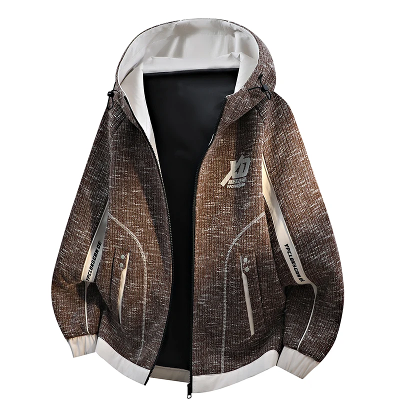 Casual Loose Color Blo Jaet for Teens Spring Autumn Heavyweight New Sle Trendy Haome Hooded Polyester Fiber Coat
Casual Loose Color Blo Jaet for Teens Spring Autumn Heavyweight New Sle Trendy Haome Hooded Polyester Fiber Coat
