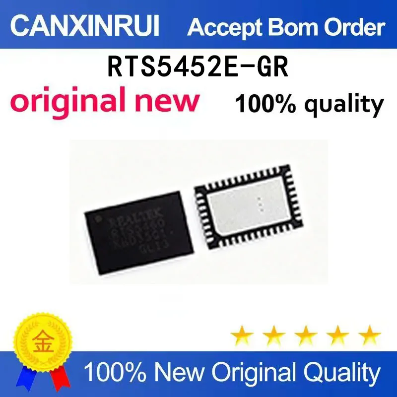(5 pieces)New RTS5452E-GR RTS5452E 5452E QFN48 RTS5460 RTS5452
(5 pieces)New RTS5452E-GR RTS5452E 5452E QFN48 RTS5460 RTS5452