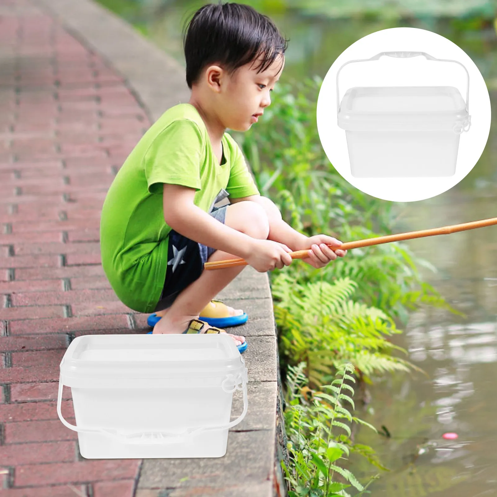 2Pcs Paint Storage Buckets Portable Plastic Painting Containers with Lid and Handle Durable for Home and Outdoor
2Pcs Paint Storage Buckets Portable Plastic Painting Containers with Lid and Handle Durable for Home and Outdoor
