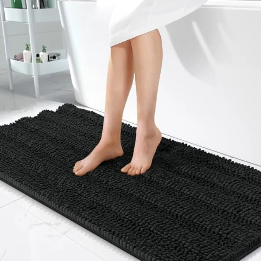 Thick Bathroom Runner Rugs 47x24 Extra Absorbent Chenille Striped Bath Rugs Rubber Backing Machine Wash Dry Long Bath Mats for
Thick Bathroom Runner Rugs 47x24 Extra Absorbent Chenille Striped Bath Rugs Rubber Backing Machine Wash Dry Long Bath Mats for