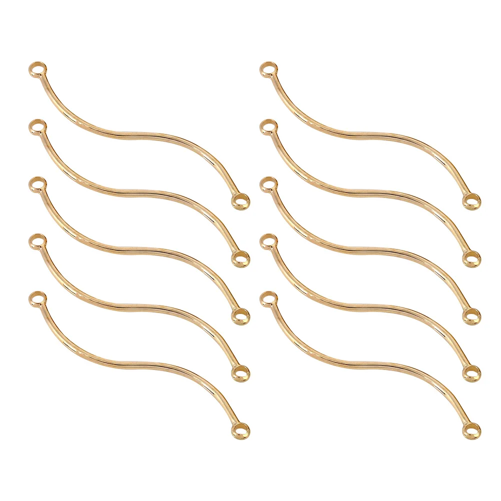 10Pcs Ear Earring Accessories Unique S-Shape Wave Pendants for DIY Necklace Earrings Bracelet Making Materials
10Pcs Ear Earring Accessories Unique S-Shape Wave Pendants for DIY Necklace Earrings Bracelet Making Materials
