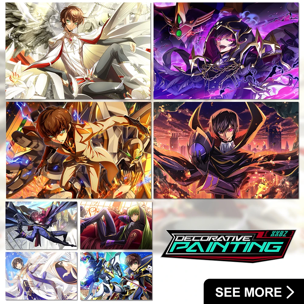 Code Geass:Lelouch Of The Rebellion Anime Character Poster Home Decoration Canvas Prints Painting Room Wall Art Picture No Frame
Code Geass:Lelouch Of The Rebellion Anime Character Poster Home Decoration Canvas Prints Painting Room Wall Art Picture No Frame
