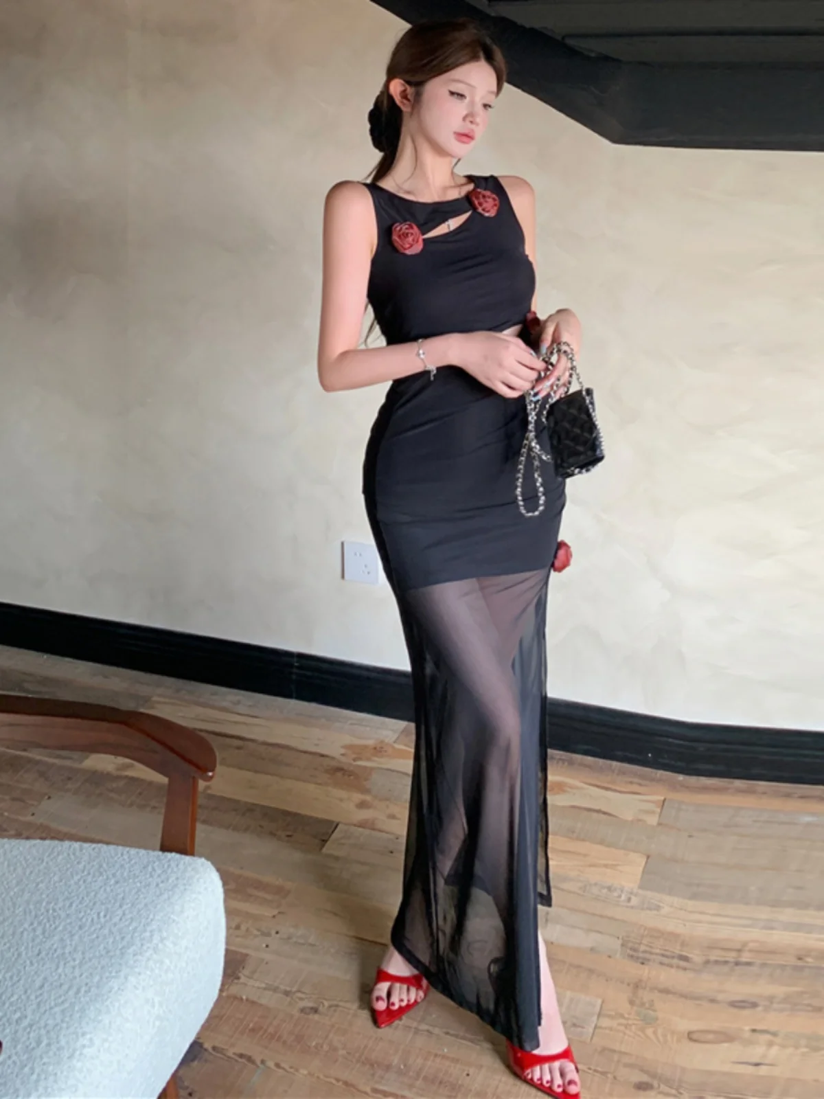 Сексуальное длинное платье с вырезом Ne Me, облегающая юбка с высокой талией для модных девушек, летний сезон, цветное платье No Sve
Сексуальное длинное платье с вырезом Ne Me, облегающая юбка с высокой талией для модных девушек, летний сезон, цветное платье No Sve