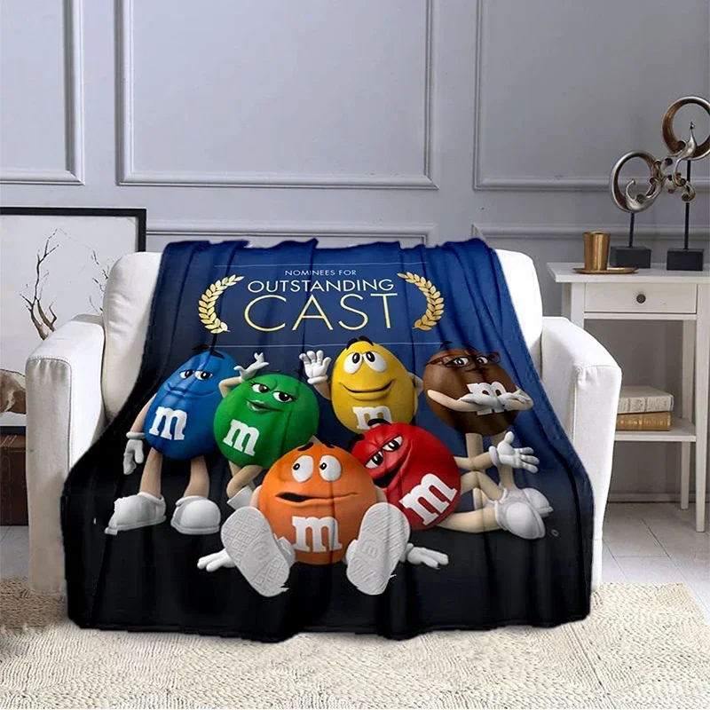 M&M Bean Chocolate Cartoon Printed Plush Blanket, Fashionable, Warm, Hiking, Home, Sofa, Bedding, Children's Bed Blanket Gift
M&M Bean Chocolate Cartoon Printed Plush Blanket, Fashionable, Warm, Hiking, Home, Sofa, Bedding, Children's Bed Blanket Gift