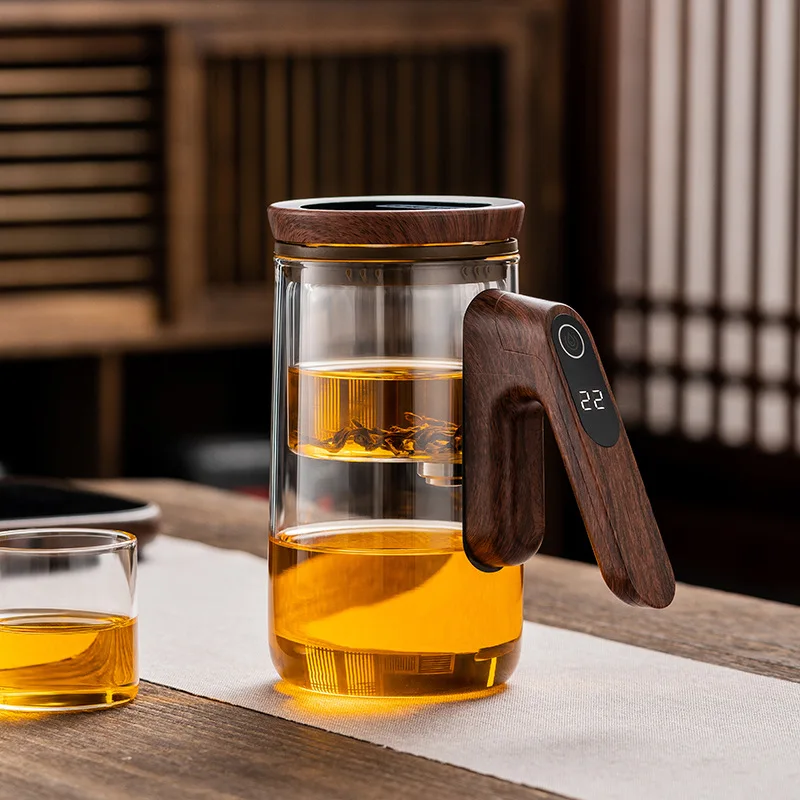 Heat-resistant Borosilicate Glass Tea Infuser, Double Wall Insulated Teapot with Wooden Handle, Detachable Filter Tea Maker
Heat-resistant Borosilicate Glass Tea Infuser, Double Wall Insulated Teapot with Wooden Handle, Detachable Filter Tea Maker