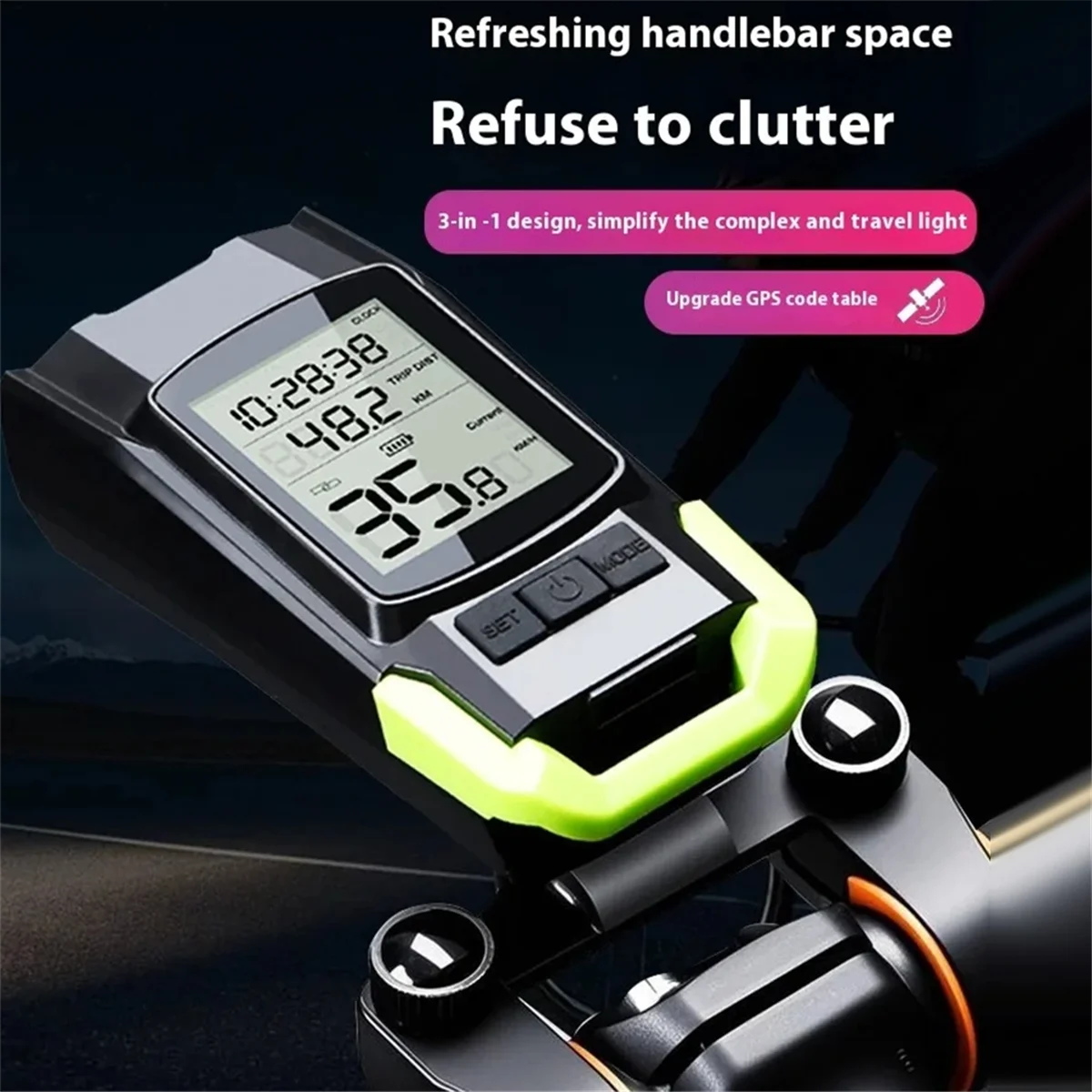 N17R велосипедная GPS-фара, спидометр и звуковой сигнал, перезаряжаемая многофункциональная велосипедная передняя фара с велосипедным компьютером A
N17R велосипедная GPS-фара, спидометр и звуковой сигнал, перезаряжаемая многофункциональная велосипедная передняя фара с велосипедным компьютером A