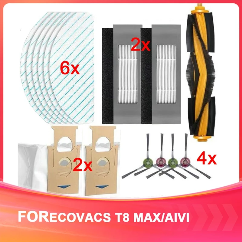 For ECOVACS T8 MAX/AIVI Robot Vacuum Cleaner Accessories Replacement Accessories
For ECOVACS T8 MAX/AIVI Robot Vacuum Cleaner Accessories Replacement Accessories