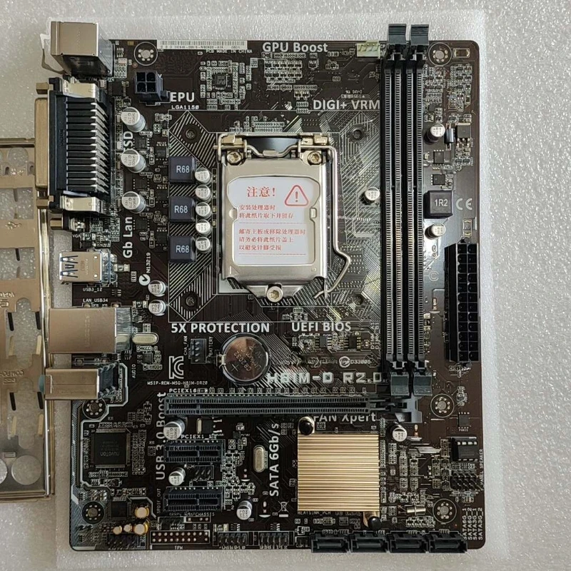 used for ASUS H81M‑D R2.0 LGA1150 Intel H81 mATX Motherboard DDR3 VGA DVI Core i3/i5/i7 4G
used for ASUS H81M‑D R2.0 LGA1150 Intel H81 mATX Motherboard DDR3 VGA DVI Core i3/i5/i7 4G
