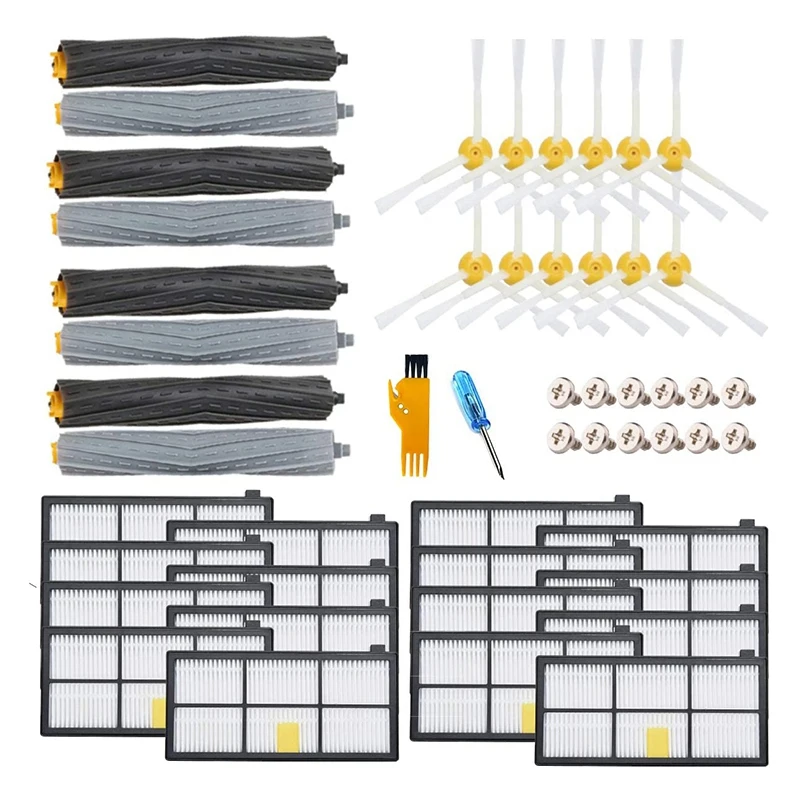 Roller Hepa Filter Brushes Replacement For Roomba 800 900 Series Tangle-Free Extractor Filter Vacuum Cleaner Accessory
Roller Hepa Filter Brushes Replacement For Roomba 800 900 Series Tangle-Free Extractor Filter Vacuum Cleaner Accessory