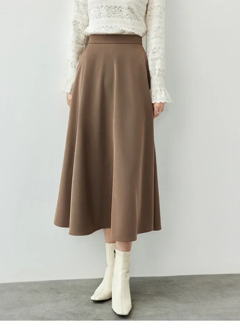 SENTUBILA Midi Black Skirts Women Solid Classic A-line Elastic Waist Folds Umbrella Long Skirt 2025 Spring Autumn New 144Q57177
SENTUBILA Midi Black Skirts Women Solid Classic A-line Elastic Waist Folds Umbrella Long Skirt 2025 Spring Autumn New 144Q57177