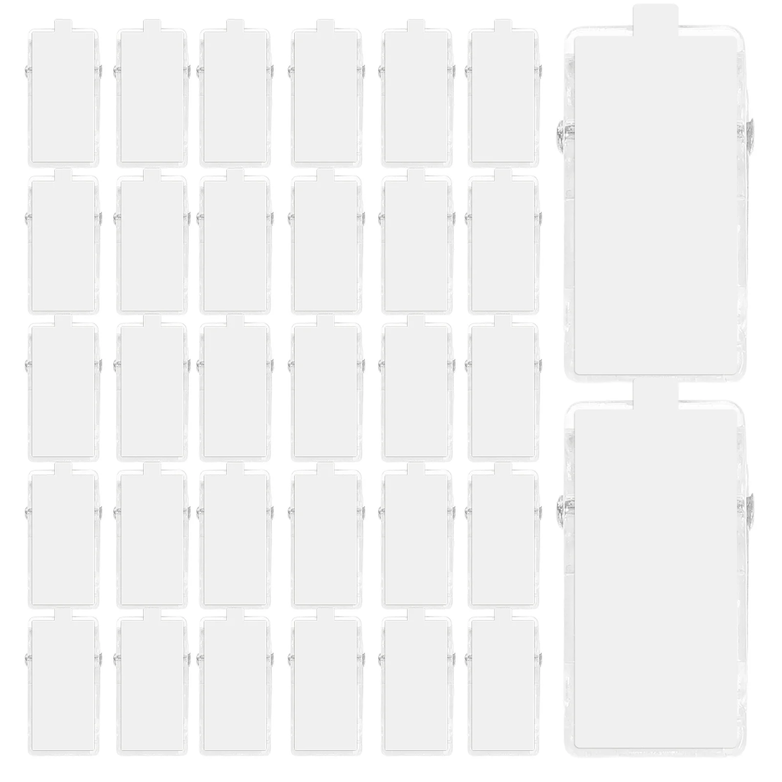 50Pcs Transparent Spring Clips Small Clear Clips for Id Cards Badges DIY Crafts Office Staff Students Id Badge Clip
50Pcs Transparent Spring Clips Small Clear Clips for Id Cards Badges DIY Crafts Office Staff Students Id Badge Clip