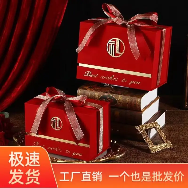 It is customized. 2025 new wedding with hand box wedding return candy box factory red candy box
It is customized. 2025 new wedding with hand box wedding return candy box factory red candy box
