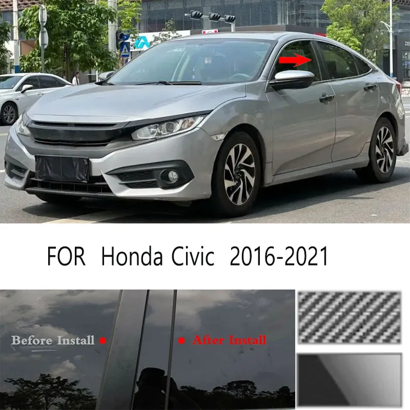 For Honda Civic 2016-2021 Glossy Black Window Door Column B C Pillar Post Cover Trim Auto Sticker Styling
For Honda Civic 2016-2021 Glossy Black Window Door Column B C Pillar Post Cover Trim Auto Sticker Styling