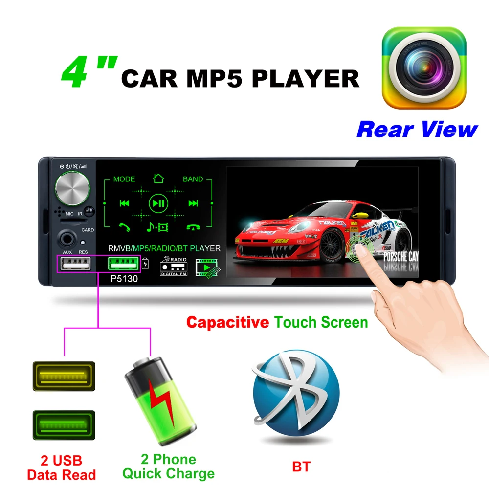 Автомобильный MP5-плеер 1Din универсальный мультимедийный радиоприемник Bluetooth FM Авторадио Поддержка заднего вида управление рулевым колесом Быстрая зарядка
Автомобильный MP5-плеер 1Din универсальный мультимедийный радиоприемник Bluetooth FM Авторадио Поддержка заднего вида управление рулевым колесом Быстрая зарядка