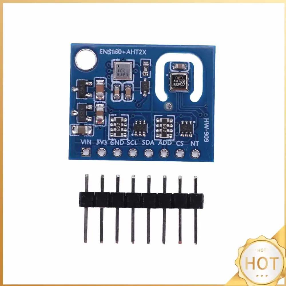 ENS160+AHT21 Temperature and Humidity Gas Sensor Module Carbon Dioxide CO2 ECO2 TVOC Gas Sensor Module High-Precision
ENS160+AHT21 Temperature and Humidity Gas Sensor Module Carbon Dioxide CO2 ECO2 TVOC Gas Sensor Module High-Precision
