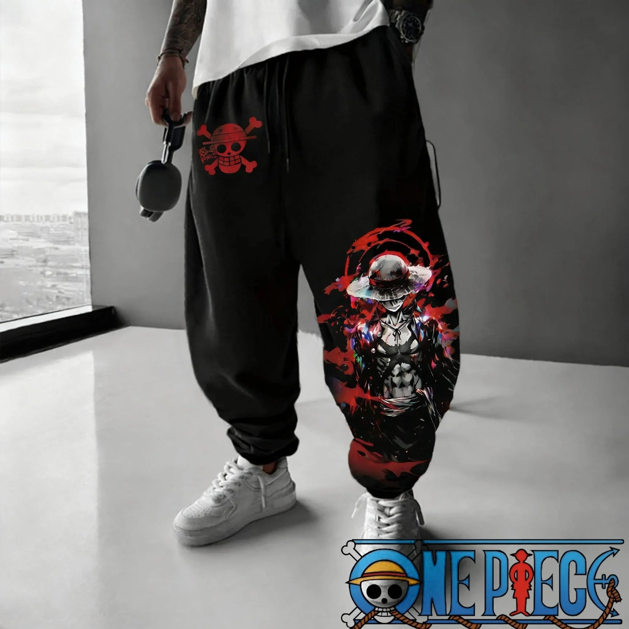 Street Wear One Piece Anime Men's Jogging Pants Luffy Pattern Print 2025 Autumn/winter Loose Casual Sportswear Pure Cotton Pants
Street Wear One Piece Anime Men's Jogging Pants Luffy Pattern Print 2025 Autumn/winter Loose Casual Sportswear Pure Cotton Pants
