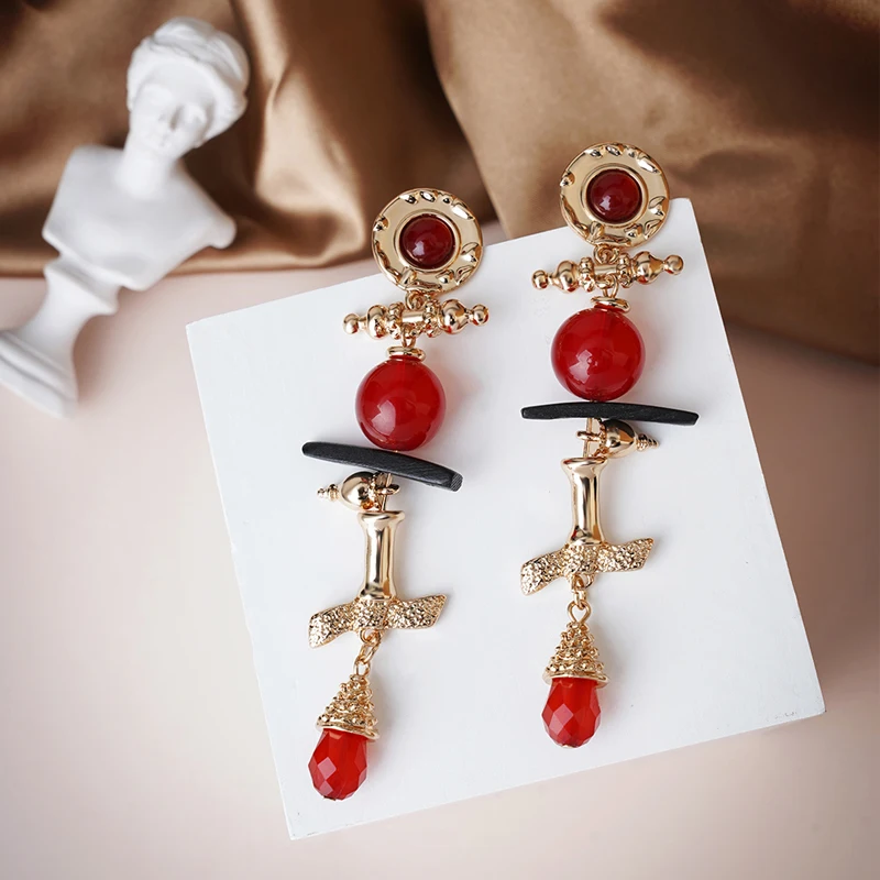 Vintage Women Geometric Statement Navy Dangle Chic Stone Insert Blue Pendant Metal Earrings Green Pendientes
Vintage Women Geometric Statement Navy Dangle Chic Stone Insert Blue Pendant Metal Earrings Green Pendientes