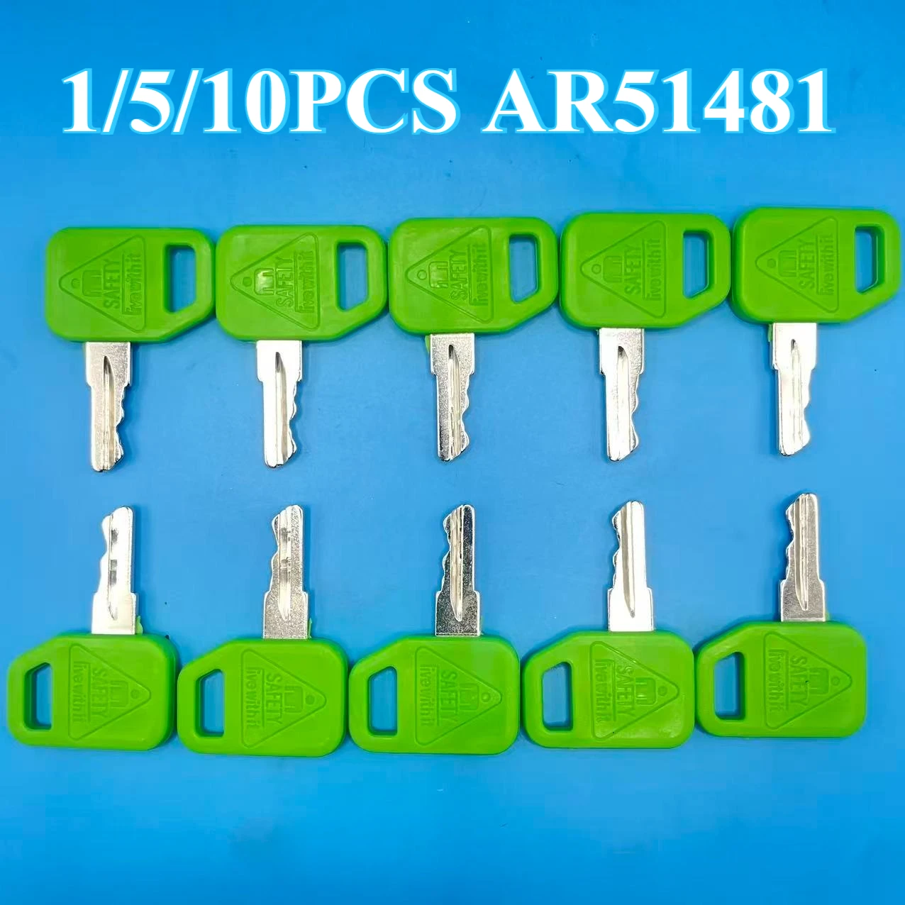 1/5/10 шт. зеленый ключ зажигания JDR для AR51481, тяжелое оборудование, экскаваторы, тракторы, градаторы, противоударные станки AT195302
1/5/10 шт. зеленый ключ зажигания JDR для AR51481, тяжелое оборудование, экскаваторы, тракторы, градаторы, противоударные станки AT195302
