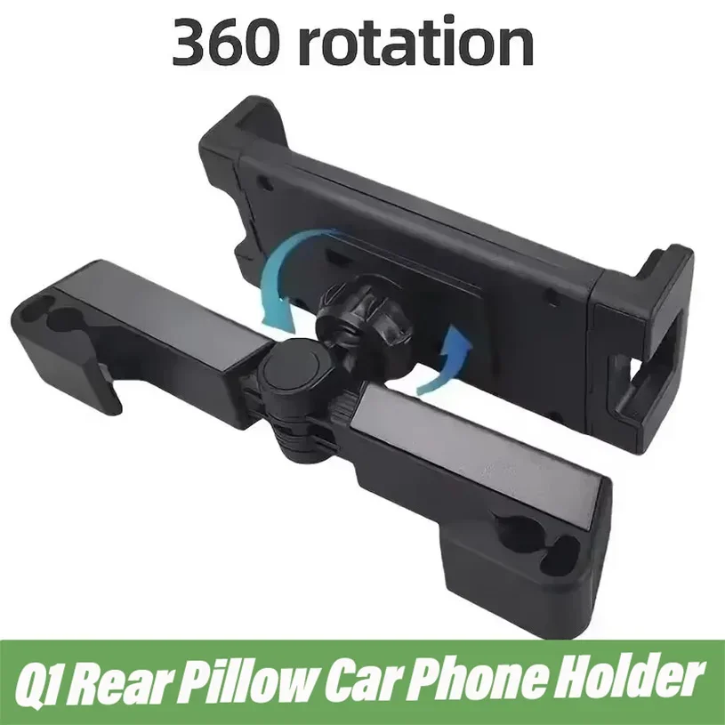 Car Headrest Tablet Phone Holder 4.7-12.9 Inch Telescopic Rear Pillow 360° Rotating Seatback Mount Adjustable Stand for iPad
Car Headrest Tablet Phone Holder 4.7-12.9 Inch Telescopic Rear Pillow 360° Rotating Seatback Mount Adjustable Stand for iPad