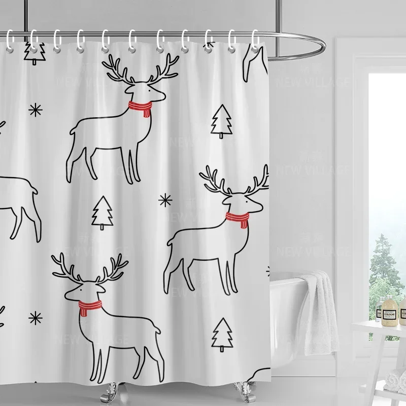 Home shower curtains bathroom Decora waterproof fabric non-slip bathmat water absorption curtain Modern nordic Merry ChristXT6@!
Home shower curtains bathroom Decora waterproof fabric non-slip bathmat water absorption curtain Modern nordic Merry ChristXT6@!