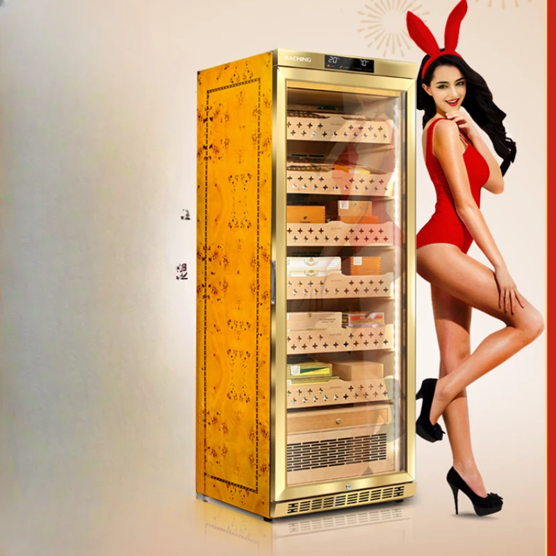 Cigar cabinet MON2800A intelligent horizontal line solid wood constant temperature and humidity
Cigar cabinet MON2800A intelligent horizontal line solid wood constant temperature and humidity