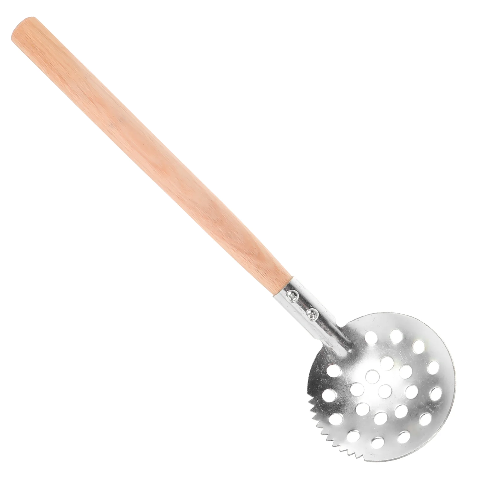 Serrated Ice Fishing Spoon Scoop Convenient Skimmer Outdoor Accessory Wood Metal Gear
Serrated Ice Fishing Spoon Scoop Convenient Skimmer Outdoor Accessory Wood Metal Gear