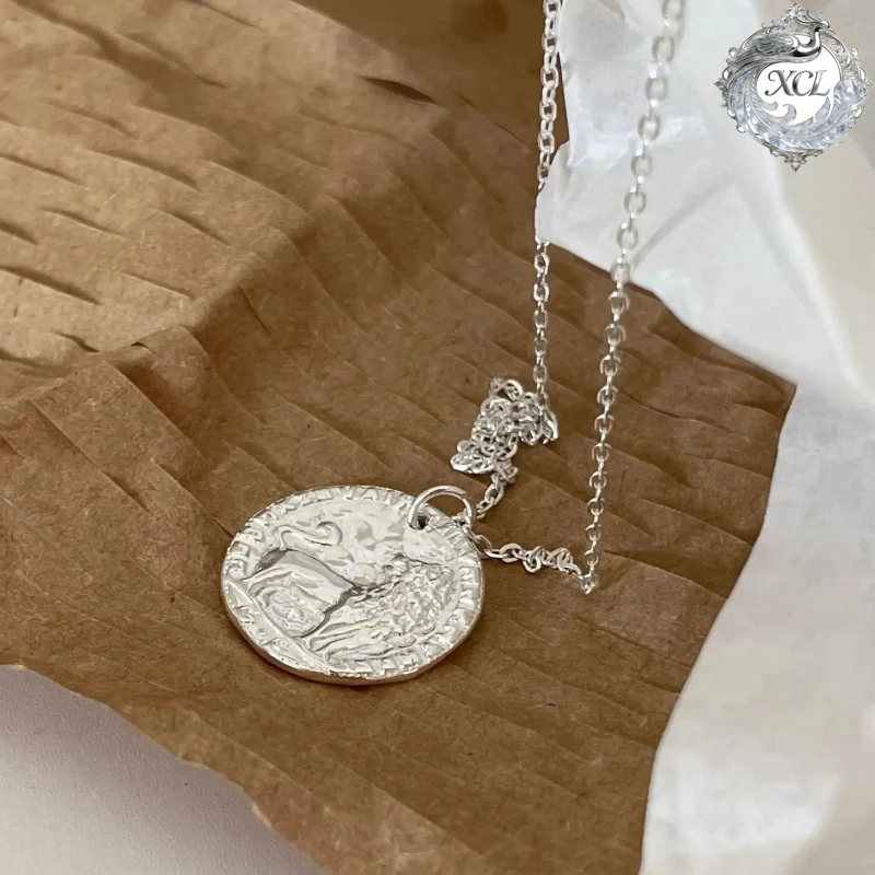 Серебряное колье XCL French Niche из стерлингового серебра 925 пробы с рельефным золотым кулоном «Смелый маленький лев», модное ювелирное украшение для женщин, подарок
Серебряное колье XCL French Niche из стерлингового серебра 925 пробы с рельефным золотым кулоном «Смелый маленький лев», модное ювелирное украшение для женщин, подарок